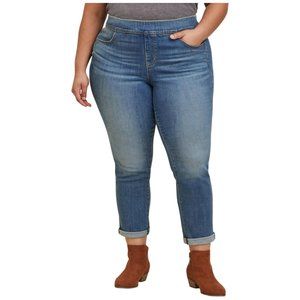 TORRID Lean Jean Straight Super Soft High-Rise Jean Size 4R 26 4X Regular NEW